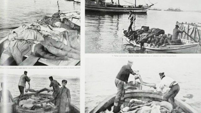 SRPSKI VOJNICI KRF - PLAVA GROBNICA